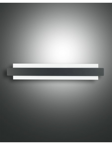 Fabas Luce Applique da parete a LED in metallo e vetro per camera da letto  Goodnight - 8W - 3000k Luce Calda