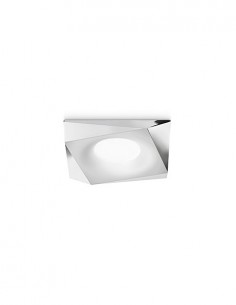 Gea Luce Janus faretto incasso da soffitto metallo bianco design decorativo