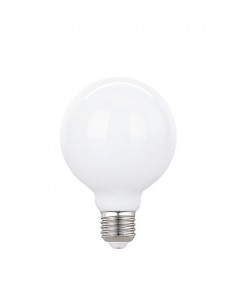 Gea Luce Lampadina LED 12w globo E27 calda vetro specchiato