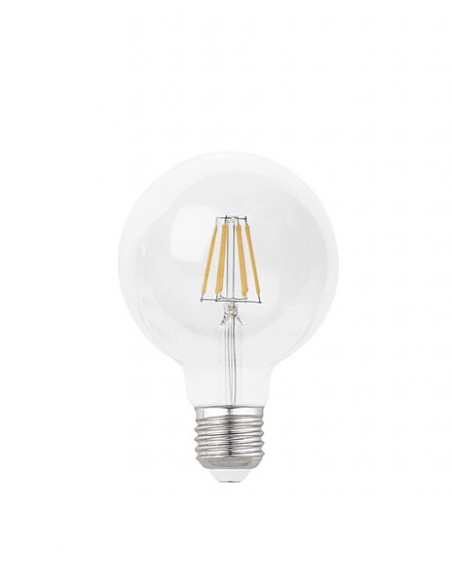 Lampadina e27 gea led in vetro fumè 12w 95mm 2700k luce calda